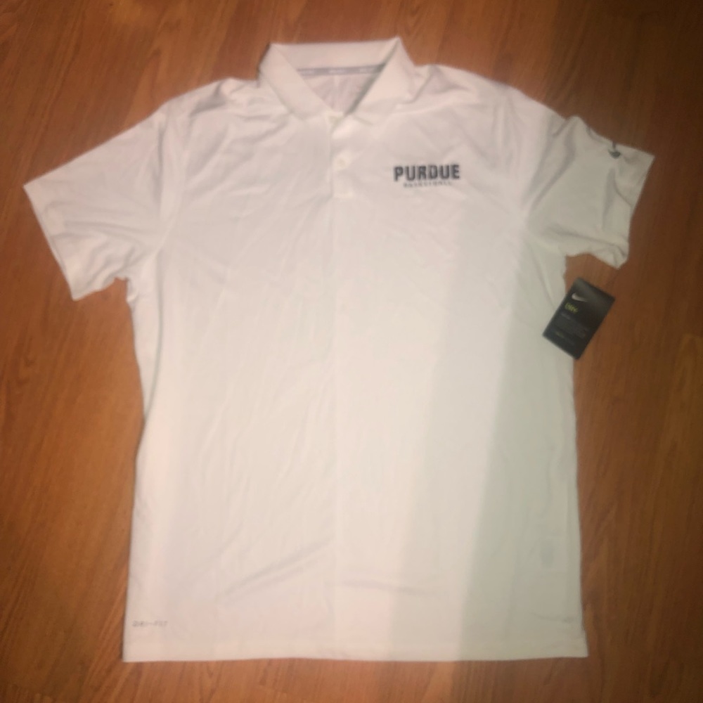 Purdue Boilermakers Basketball Nike Golf Shirt NWT